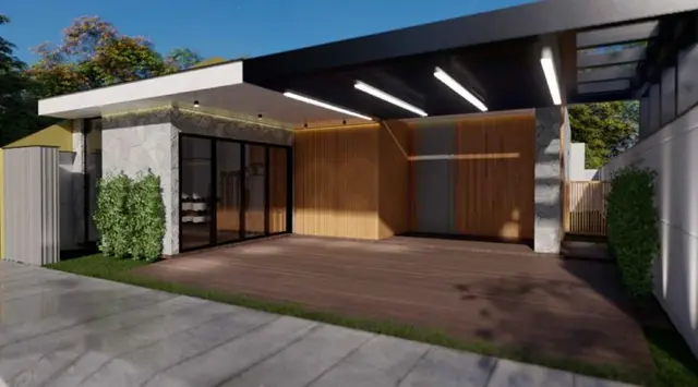 Visualização 3D elaborada antes da execução — QL Engenharia